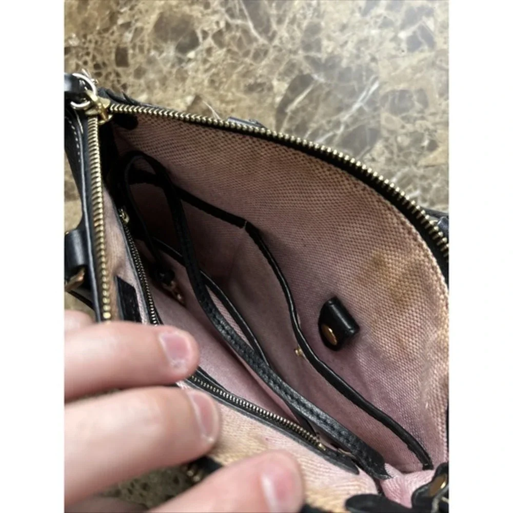 dooney bourke handbags Purse Leather Black‎ Womens